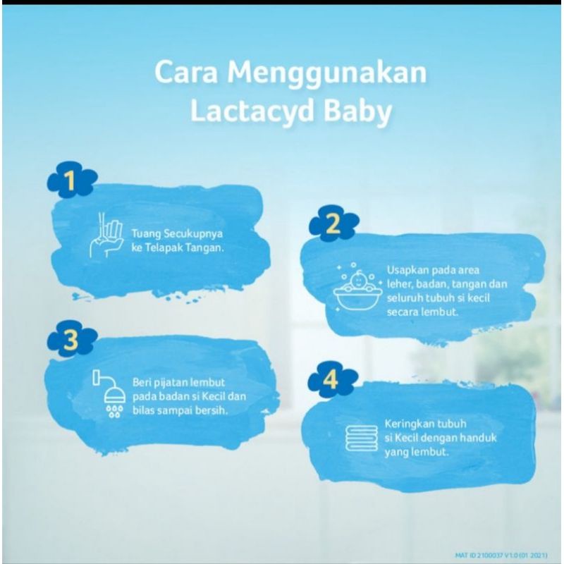 Lactacyd Baby Wash 60 ML / Sabun Bayi Melindungi dari Iritasi Kemasan baru