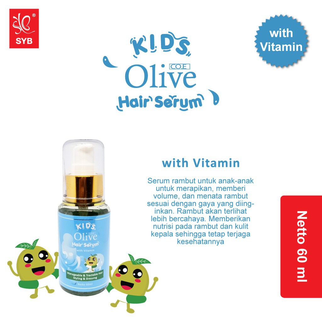 OLIVE KIDS HAIR SERUM SYB COE ORIGINAL - COE OLIVE SERUM RAMBUT ANAK - BPOM