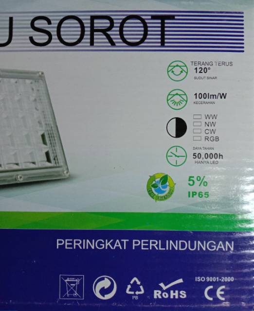 Lampu sorot led 50w