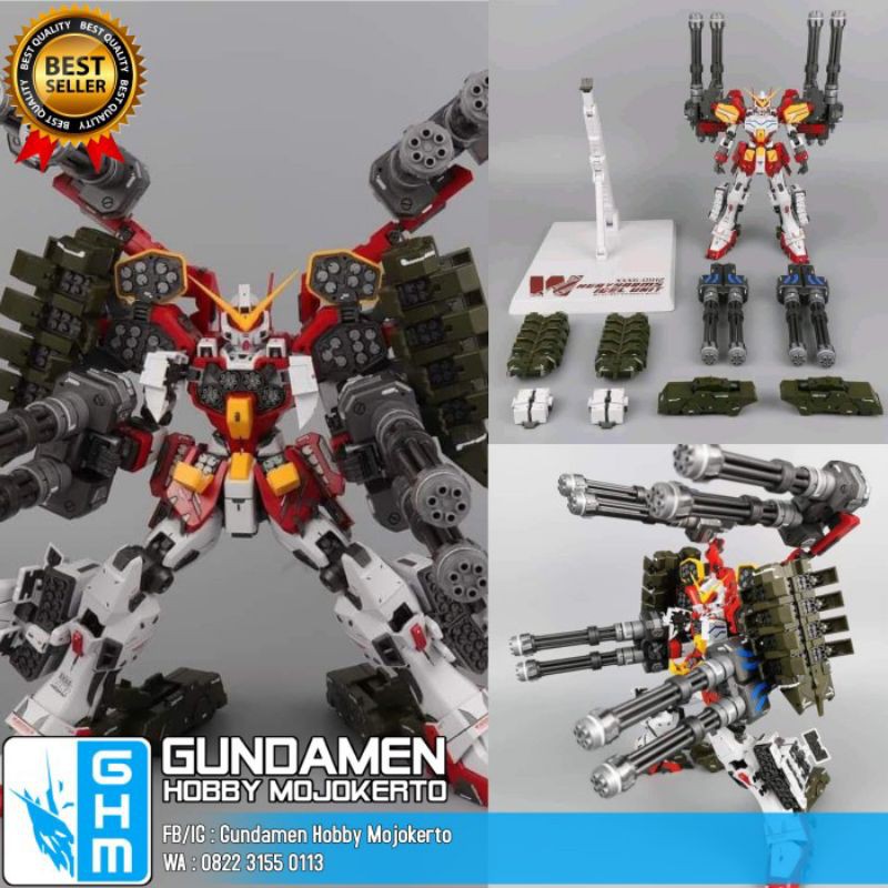 SuperNova MG 1/100 Gundam Heavy Arms Egiel Unit