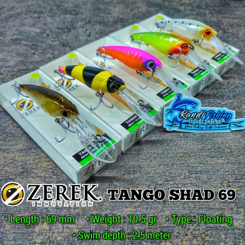 ZEREK TANGO SHAD 69 MM