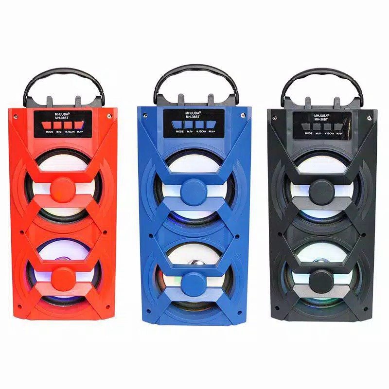 Speaker Bluetooth MH-36 BT + Mic High Quality Bass/Speaker Aktiv Salon Aktif