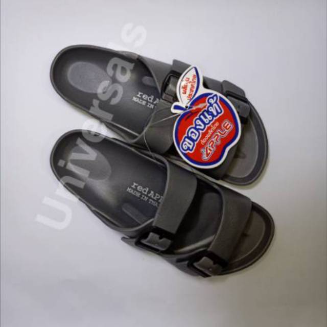 RED APPLE SANDAL DOUBLE STRAP UNISEX ORIGINAL THAILAND MURAH - BG2562 QR0255-5