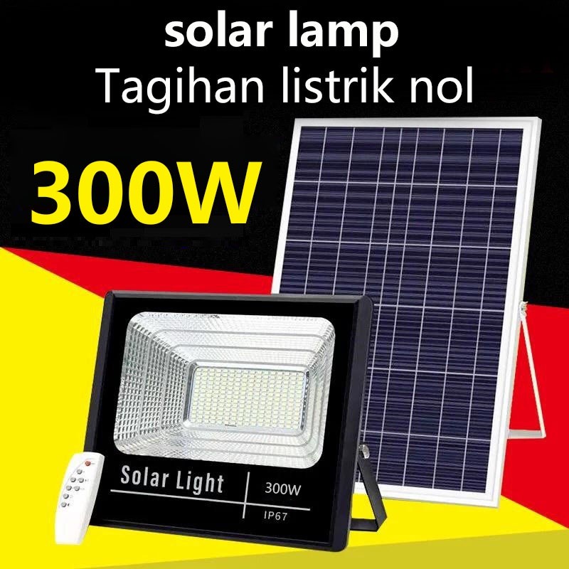 Lampu LED Matahari Surya Solar Light 300W Outdoor Panel 300W