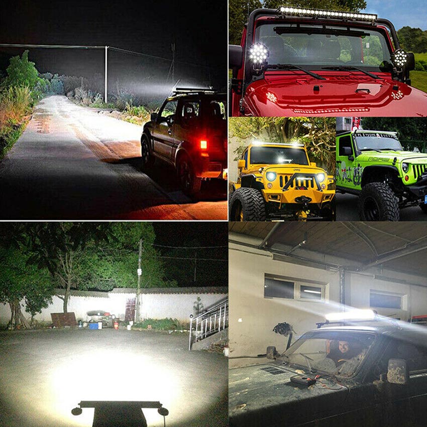 Slim Led Bar 180W 20 Inch Lampu Mobil Jeep Truk Lampu Sorot OFFROAD Lampu Sorot Premium Terbaik