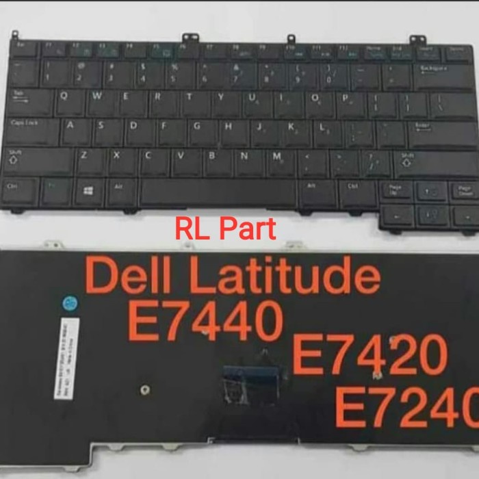 keyboard dell latitude e7240 e7420 e7440 no pointer no backlight