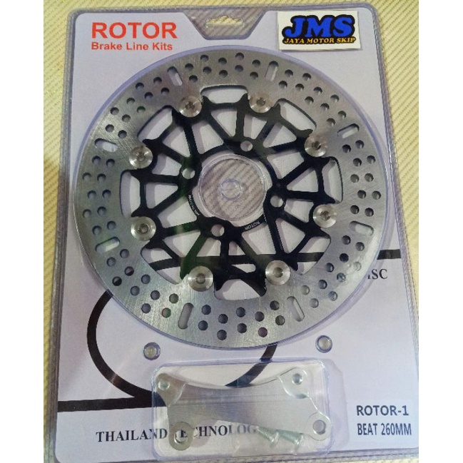 Disc Piringan ROTOR Beat/ Vario UK.260mm Black (Floating)