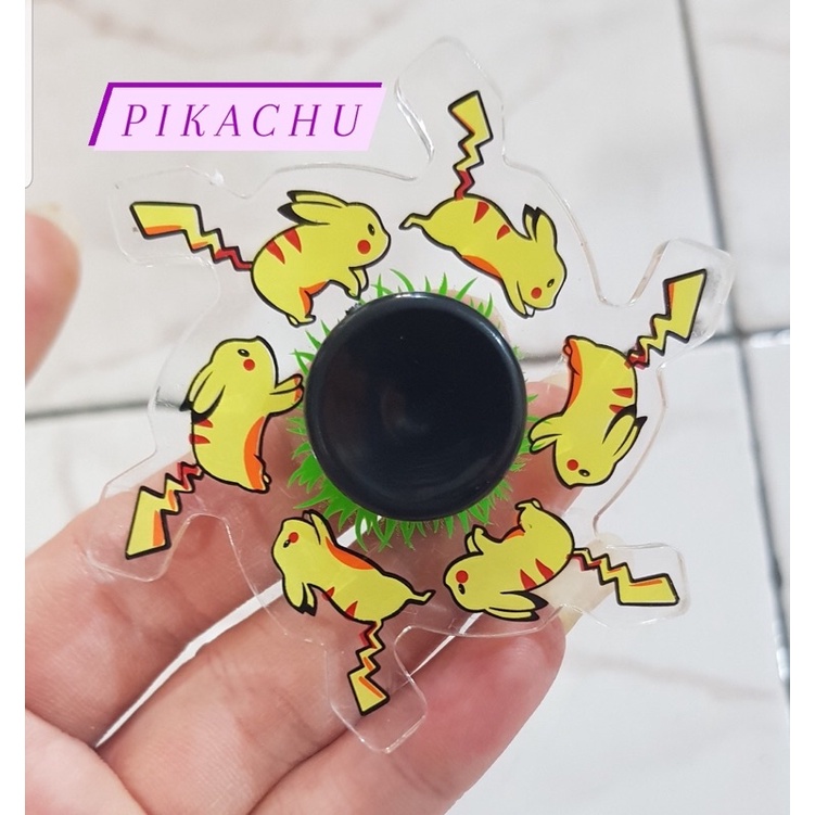 SPINER MOTIF / MAINAN ANAK HAND FIDGET SPINER 3D KARAKTER -BENUA DUNIA