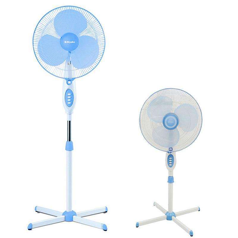 MIYAKO KAS-1618B Stand Fan 16 Inch Kaki Silang