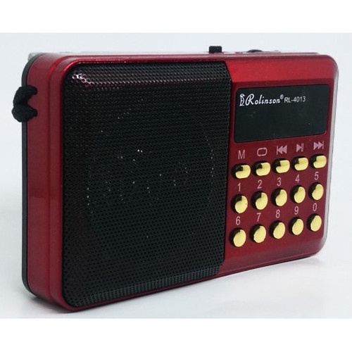 Speaker Radio Mini Portable Rolinson RL-4013 USB Mp3 TF Card Original