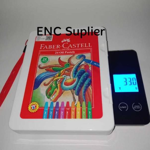 

[ART. 77387] Crayon fabercastell tas box putih 24w oil pastels 24 warna per set