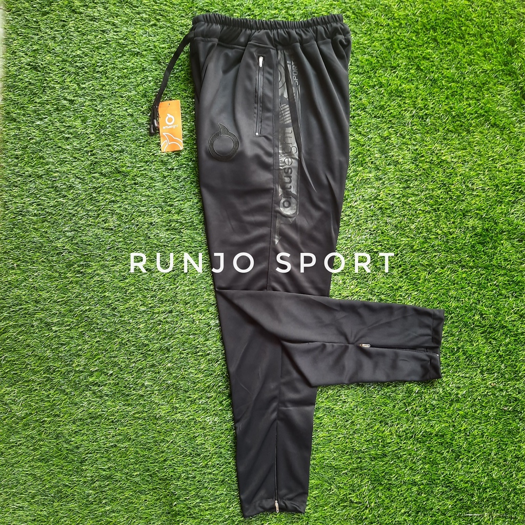 Trackpants Ortus Sport Sweatpants Celana Joger Pants Training Panjang Hitam Pria Wanita Sport