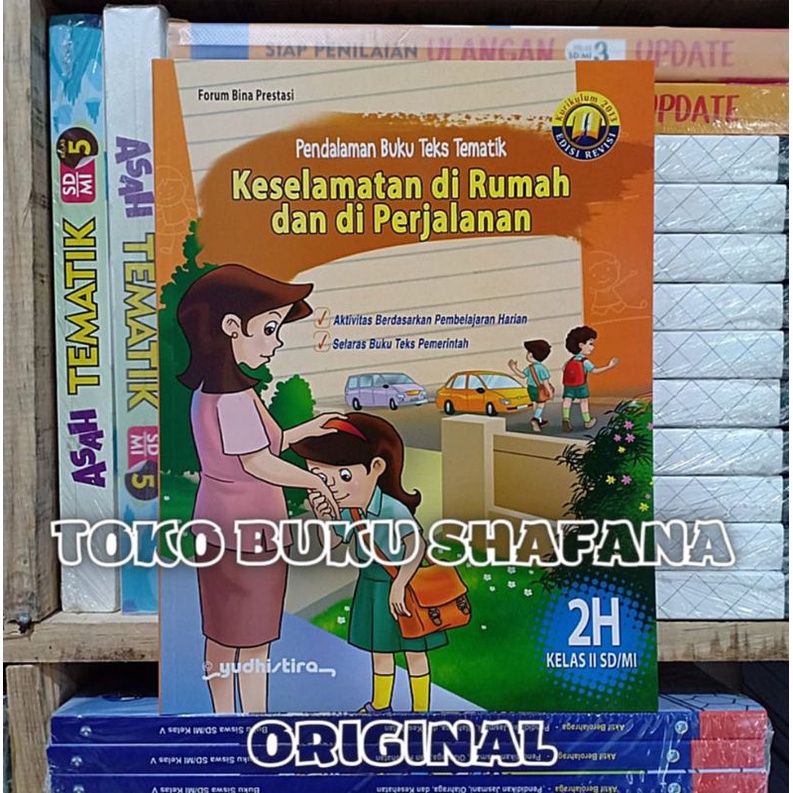 EDISI REVISI !!! PAKET PBT KELAS 2 SD 2E 2F 2G 2H YUDHISTIRA K13 - PENDALAMAN BUKU TEKAD TEMATIK