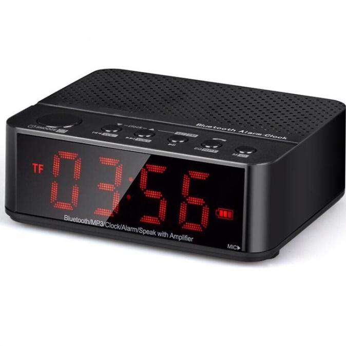 [Promo] Speaker Bluetooth Dengan Fitur Alarm, Radio Fm, Mp3, Suara Jernih & Bi