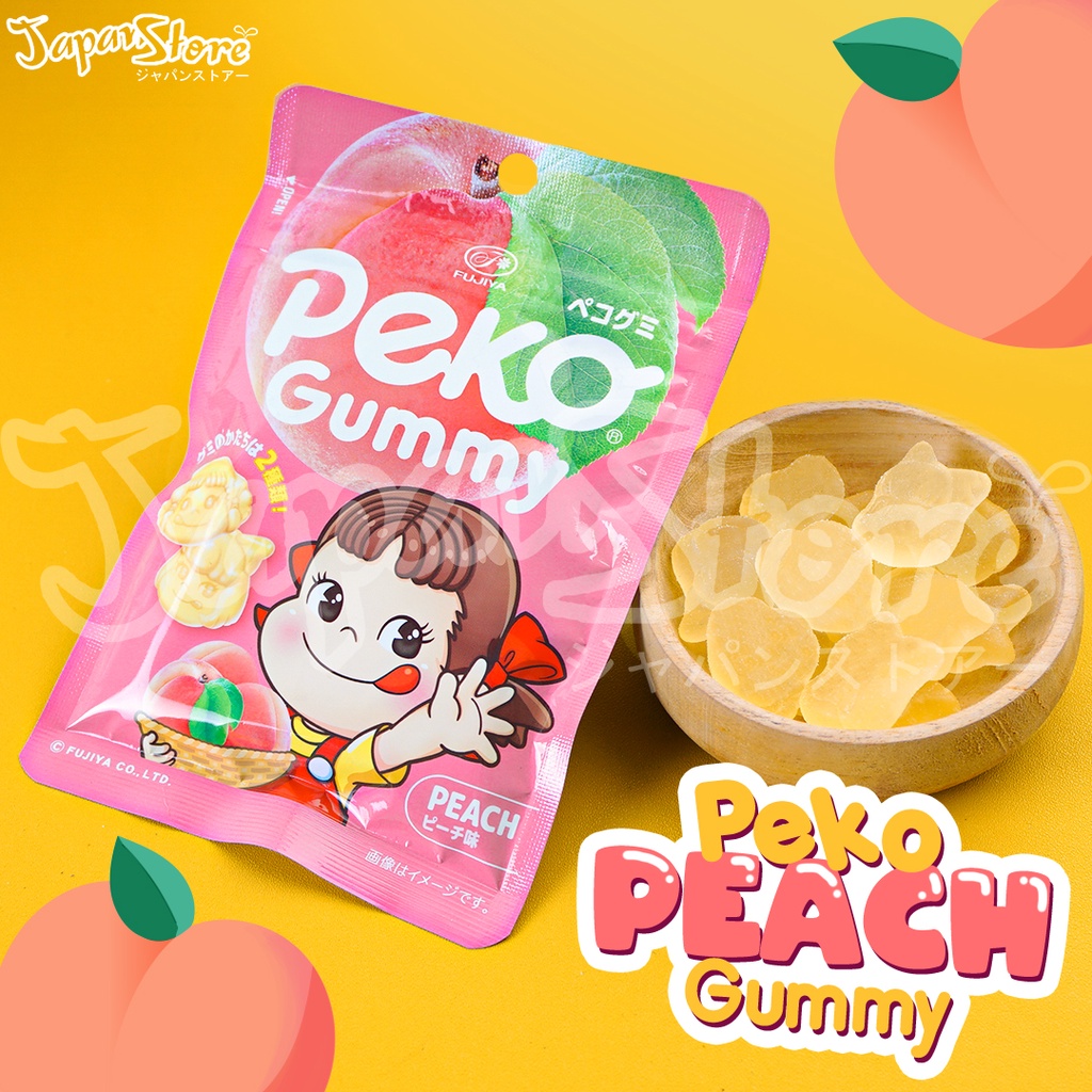 

Fujiya Peko Peach Gummy Candy