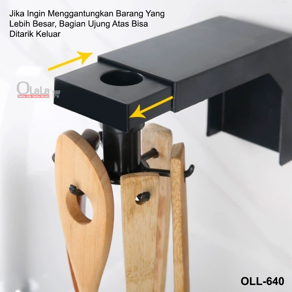 Gantungan putar dapur / gantungan putar spatula OLL-640