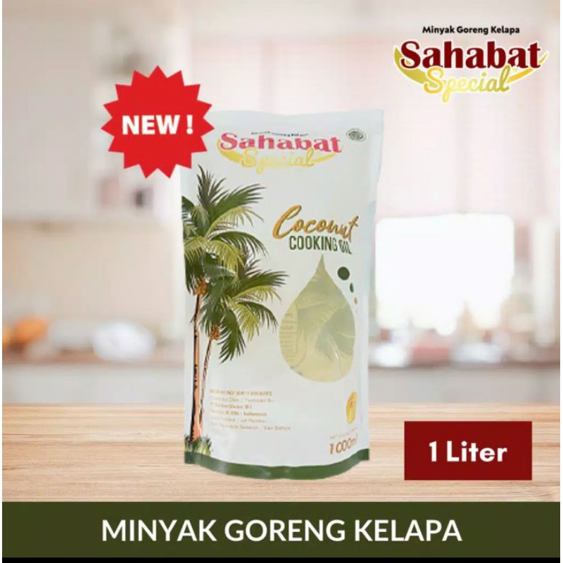 

Minyak Goreng Kelapa " SAHABAT" 1 Liter ( POUCH)