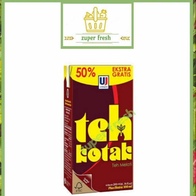 

TEH KOTAK 300ml Melati, Lemon Less Sugar