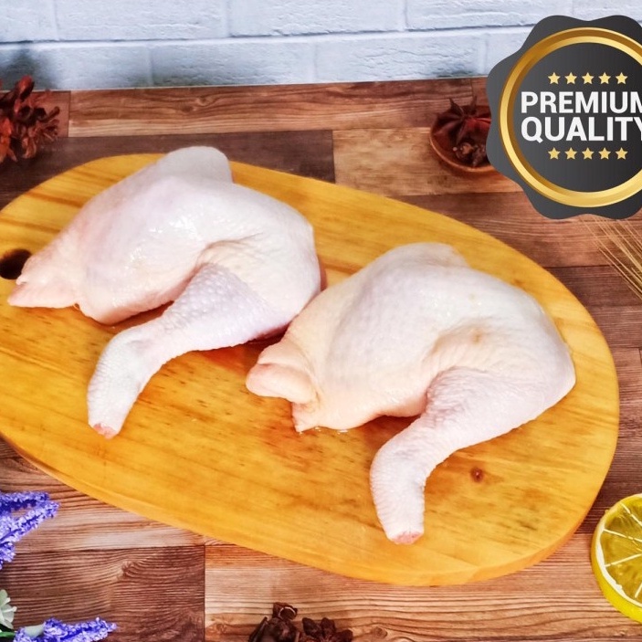 Paha Utuh Ayam Organic Lacto Farm 600 - 700gr (Ayam Organik)