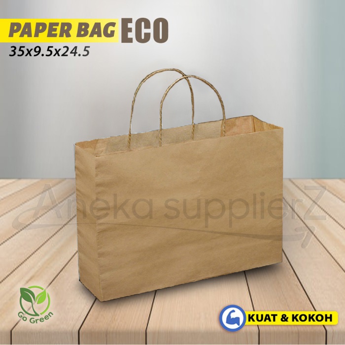 

Paper Bag Kraft Coklat - 35x9,5x24,5