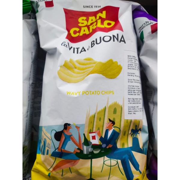 

SNACK IMPORT SAN CARLO VITA BUONA WAVY POTATO CHIPS