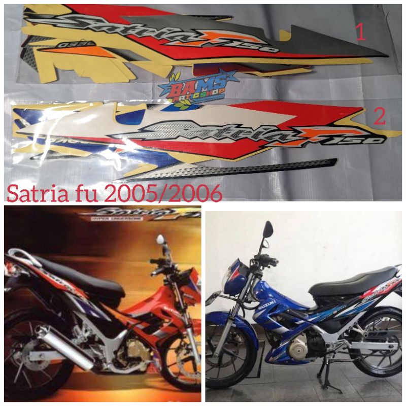 striping list stiker Satria Fu 2005 2006