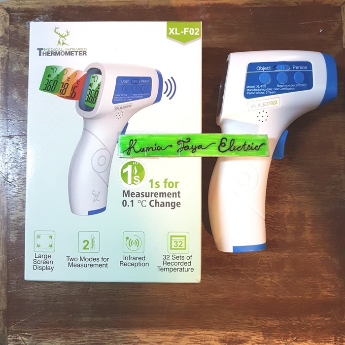 FREE HADIAH LANGSUNG!!! Termogan / Thermogun / Thermometer Infrared Suhu Badan XL-F02