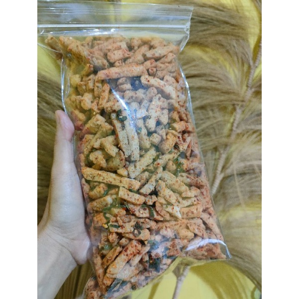 

Basreng pedas daun jeruk 250Gr