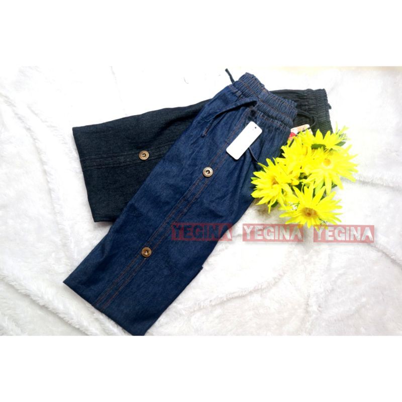 Rok jeans anak perempuan usia 9-14 tahun/maxi tanggung/rok panjang anak abg model rempel