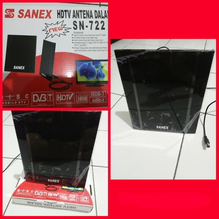 Antena Tv Dalam SANEX SN-722 Antena Indoor Antena DIGITAL sn 722