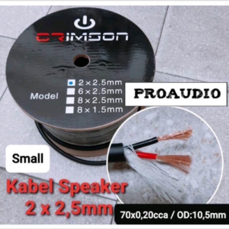 Kabel speaker Crimson 2x2,5mm Permeter