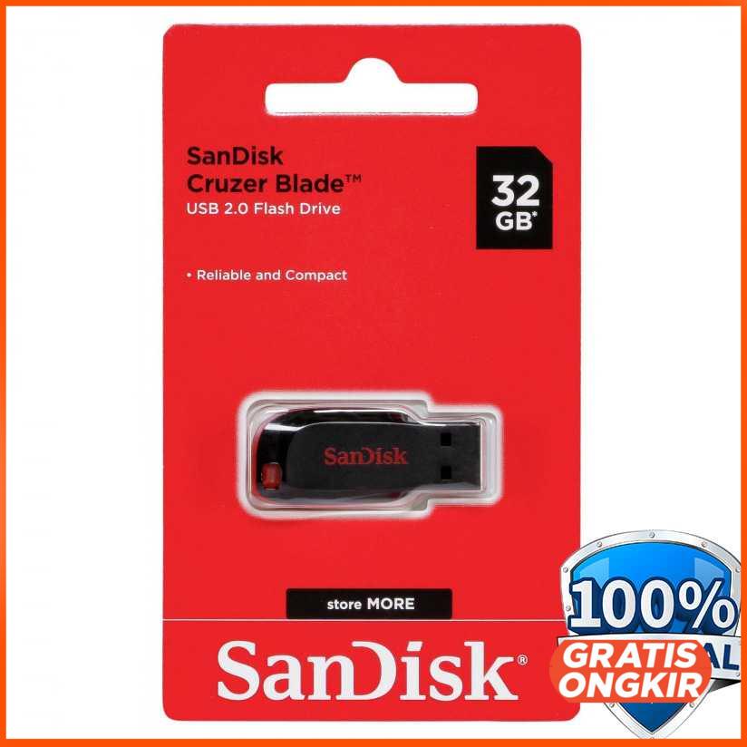 SanDisk Cruzer Blade USB Flash Drive - SDCZ50 32Gb