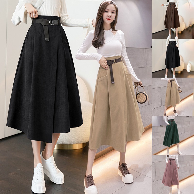 Rok wanita murah panjang casual fashion polos ootd kpop sexy terbaru cewek remaja motif tennis dewas