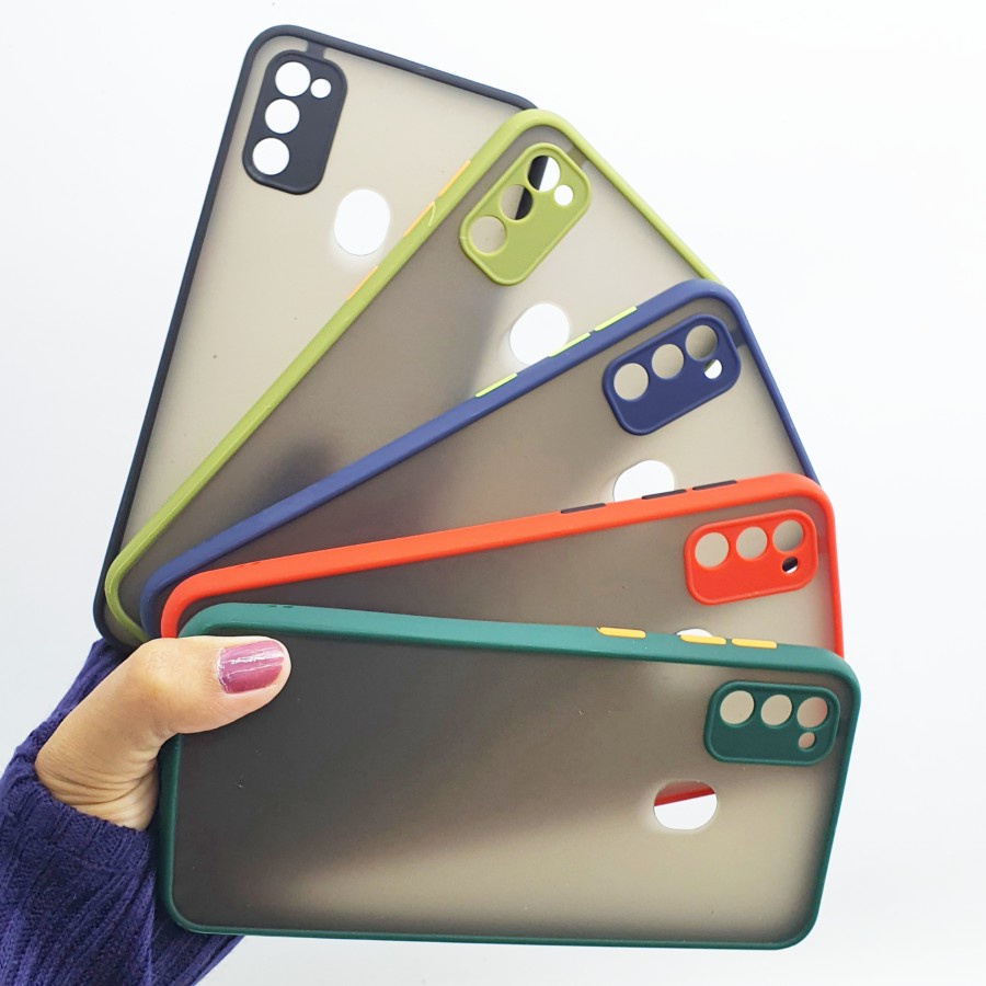 CASE MATTE SAMSUNG GALAXY M30S M21 TRANSPARAN FUZE MACARON MY CHOICE - FA