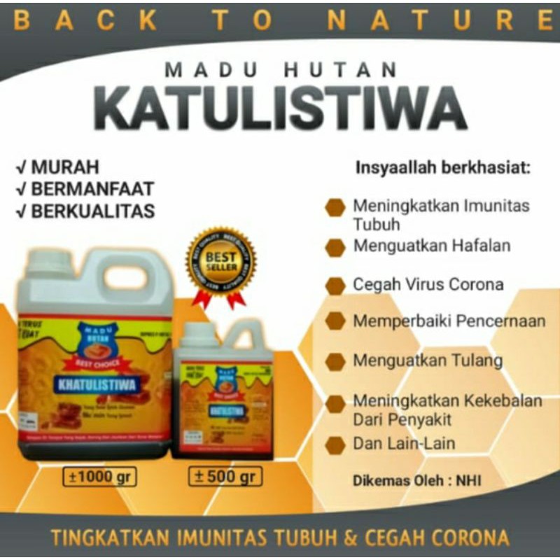 

madu katulistiwa 1000 gr