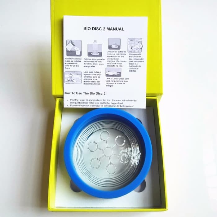 Bio Disc 2 / Scalar Bio Energy / Bio Glass Silicon Protection Ring