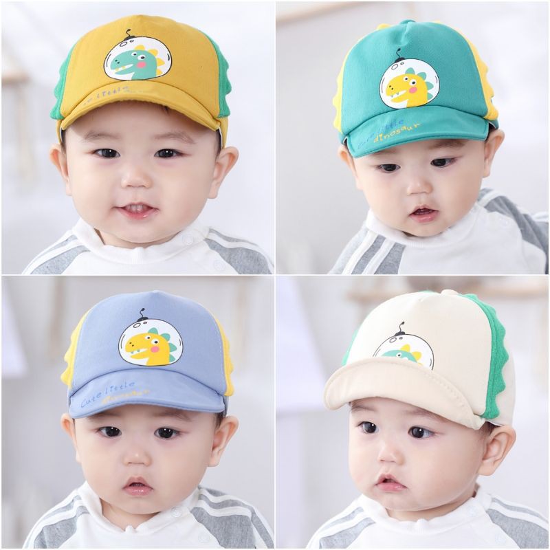 Topi Baseball bayi Dino baby cap Dinosaur import