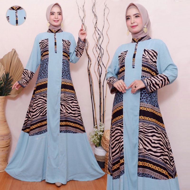 GAMIS ABAYA/HIKMAT KW PREMIUM/ GAMIS CANTIK/ ABAYA/ GAMIS ADEM/ HOMEY DRESS/ GAMIS NYAMAN ADEM/ ABAY