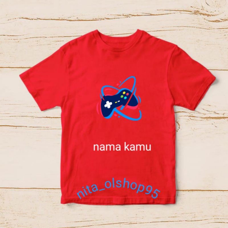 baju gaming pro player kaos anak gemer baju anak karakter