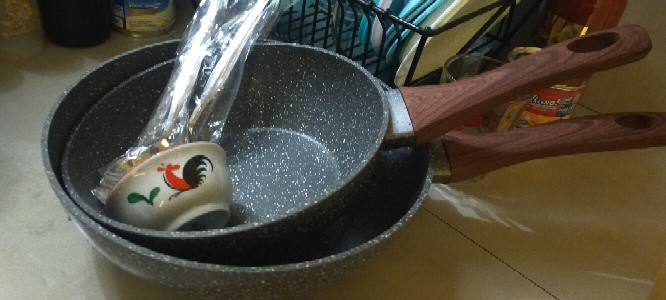 Wajan Penggorengan Induksi 24cm / Fry Wok Marble Cypruz Fp-0641