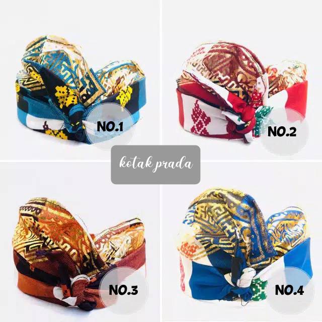 Udeng bali jadi kotak prada