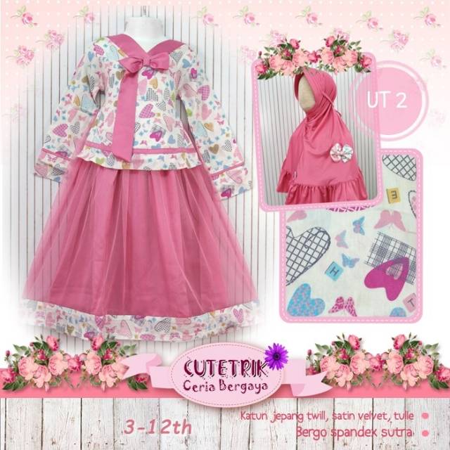 Baju muslim cutetrik UT 2