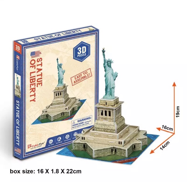 [NEW] CubicFun 3D Puzzle 🇺🇸 Statue of Liberty USA