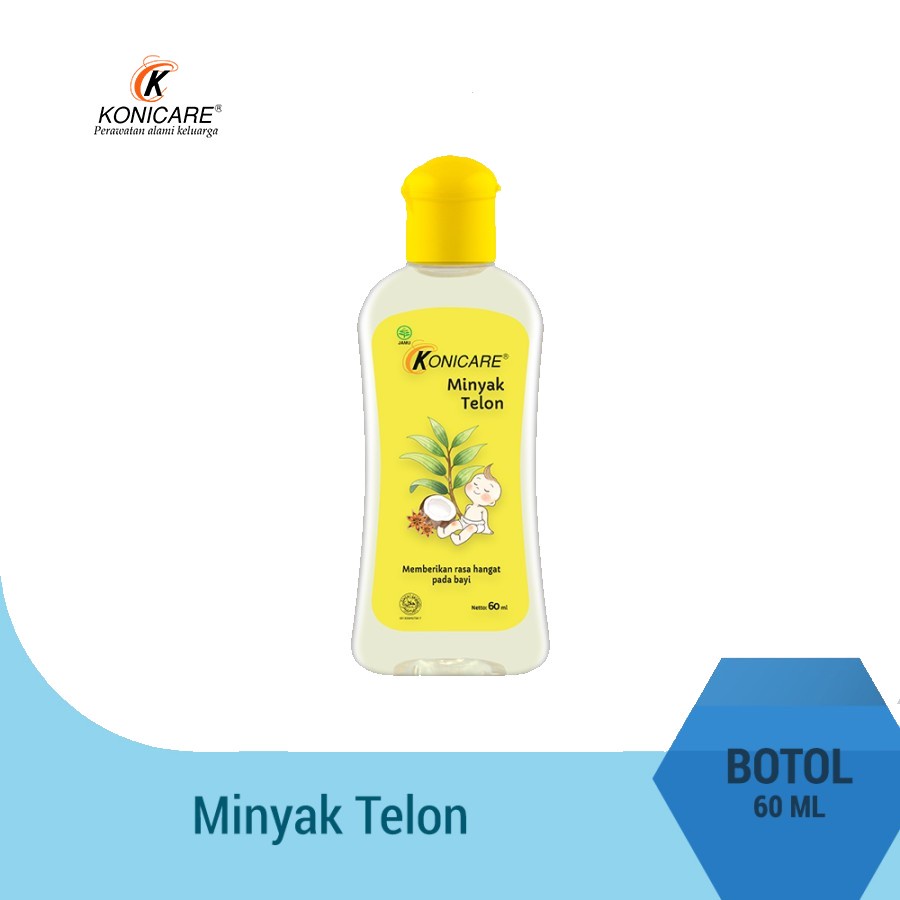 Konicare Minyak Telon Original Tutup Kuning 60ML