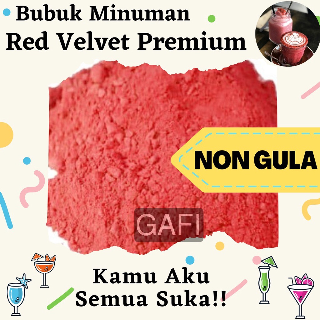 

Bubuk Minuman Rasa Red velvet Premium Non Gula 1Kg Minuman Powder Rasa Red velvet Premium Non Gula Kiloan Drinking Powder 1 Kg Kekinian Boba Aneka Instan Murah Enak Terbaik Halal Premium Distributor Toko Bukan Verlin