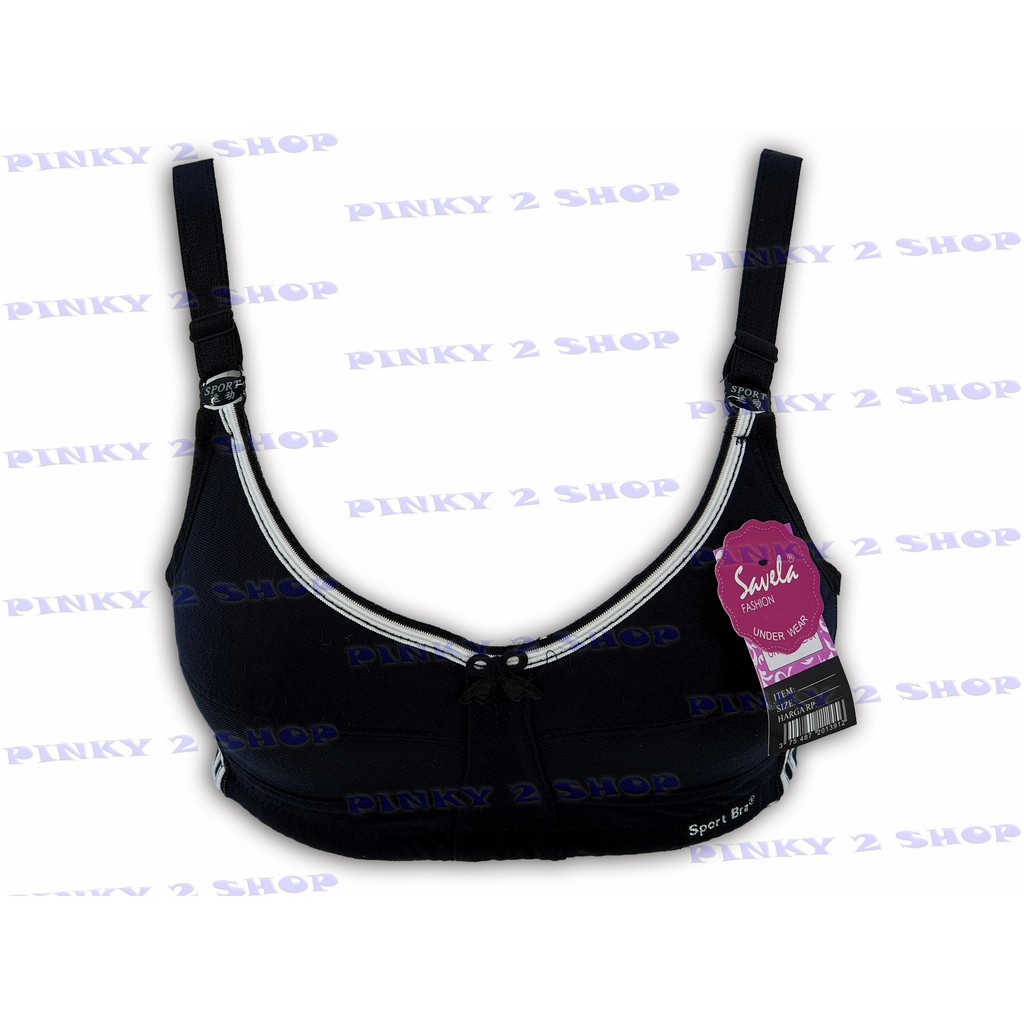 SPORT BRA LIST TANPA KAWAT SIZE 34-38