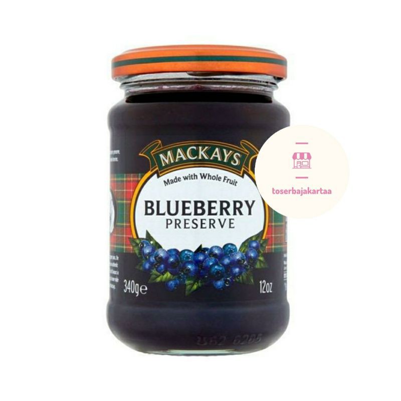 

Mackays Blueberry Preserve Jam 340gr