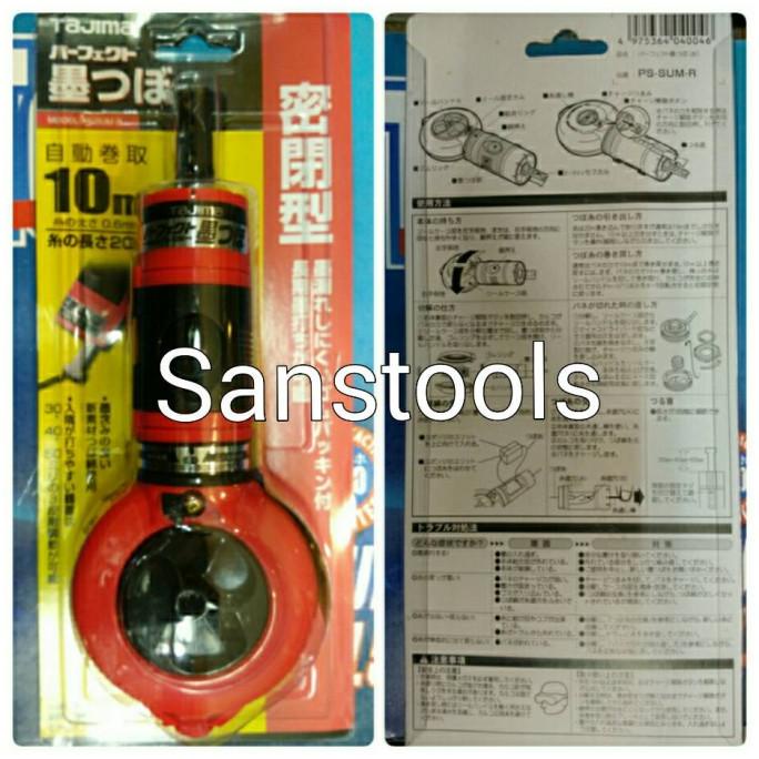 

(BISA COD) chalk line / sipatan TAJIMA 10 METER PS-SUM-R JAPAN