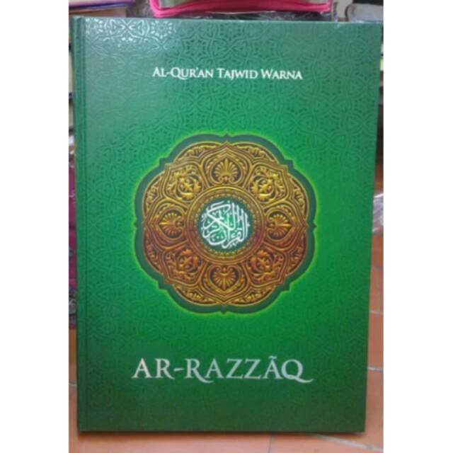 Al-Quran Ar-Razzaq Tajwid Warna A3 Jumbo