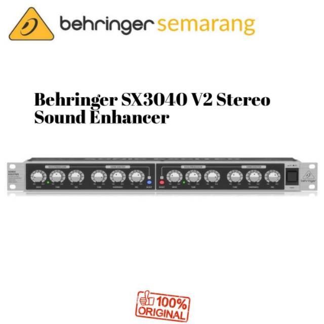 Behringer SX3040 V2 - SX 3040 V2 Sonic Exciter Stereo Sound Enhancer BBE